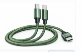 Type-C Dual Cable 2m Green